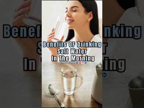 benefits of drinking #saltwater in the morning | #thepairafitness | #ytshorts | #viral | #shorts