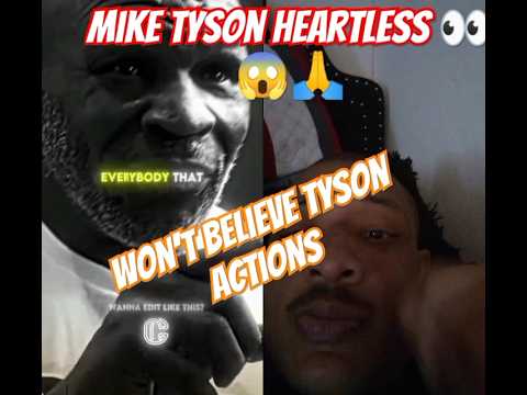 Left speechless 😶😶 Mike Tyson Not human😱🙏😶👀 #inspiration  #miketysonpodcast #miketysonquotes