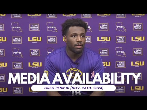 Greg Penn III Media Availability (Nov. 26, 2024)