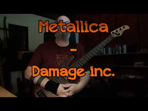 217 Metallica Damage inc bass cover