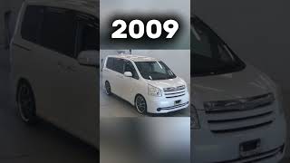 Evolution of toyota Noah (2001/2024)#toyota #toyotanoah #2024 #evolution #automobile #viral #shorts