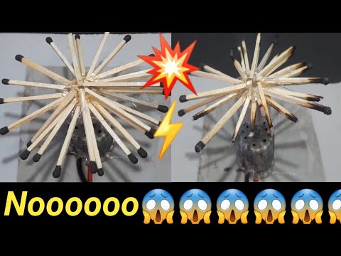 अरे यह क्या हो गया 😱😱😱😱😱😱 || New match stick experiment || ओ नो