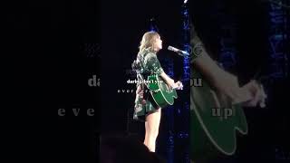 Never Grow Up lyrics // live Reputation Tour 🎄 #shorts #taylorswift