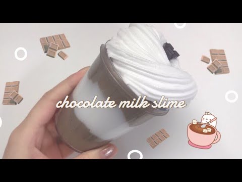 チョコレートミルクスライム🍫chocolate milk slime🍼