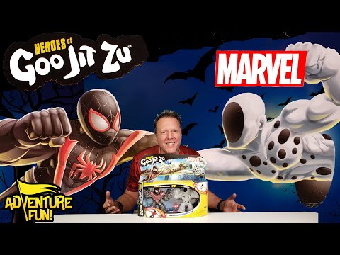 5 Marvel Heroes of Goo Jit Zu Spider-Man: Across The Spider-Verse Miles Morales vs Spot!