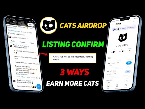 Cats airdrop complete guide - Hassan Crypto Official