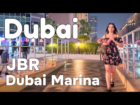 Dubai 🇦🇪 JBR, Amazing Dubai Marina [4K] Walking Tour