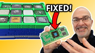 Exploring My Vintage CPU Collection - and fixing things!