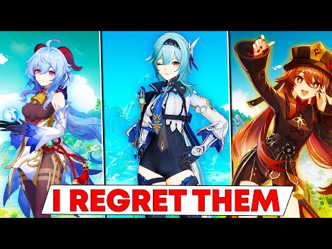 GENSHIN IMPACT - I REGRETTED  PULLING FOR THESE CHARACTER'S 😰