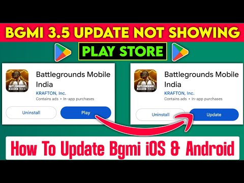 Bgmi 3.5 Update not showing play store | bgmi update not showing play store | bgmi 3.5 update today