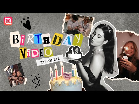 🎂Make Creative Birthday Video with Photos on InShot | 🎉Happy Birthday Video Tutorial