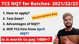 tcs nqt for 2022 | 2023 | 2021 | How to apply? | #tcsnqt2022