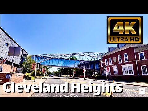 【4K】Cleveland Heights Ohio - Day Walk - July 2024