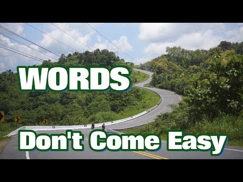 Words Don't Come Easy (lyric song by FR David)