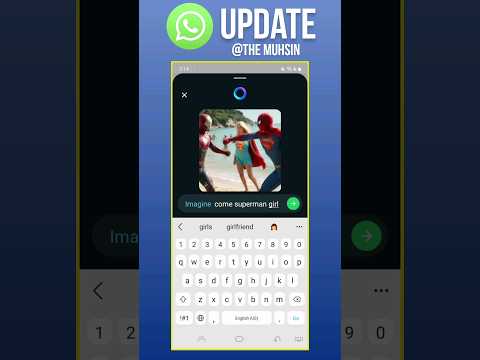 Whatsapp New Update Imagine #Whatappupdates #whatapp #Whatappai #Ai #whatsappnewfeatureupdate