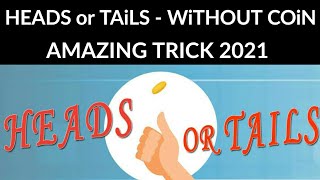 Heads and Tails Without Coin - chrome browser trick - coin flip - #shorts