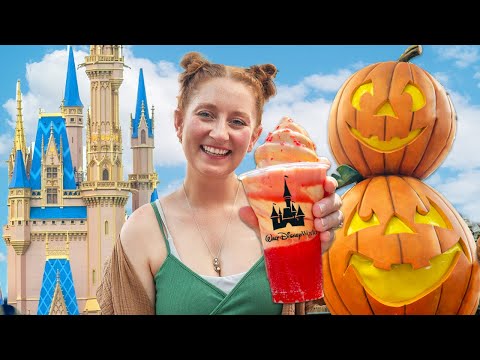 A Perfect Day at Magic Kingdom! Halloween Decor, Delicious Food, & More