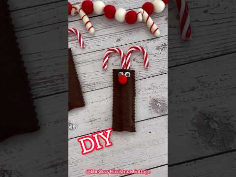 ❤️Candy Cane Rudolph DIY