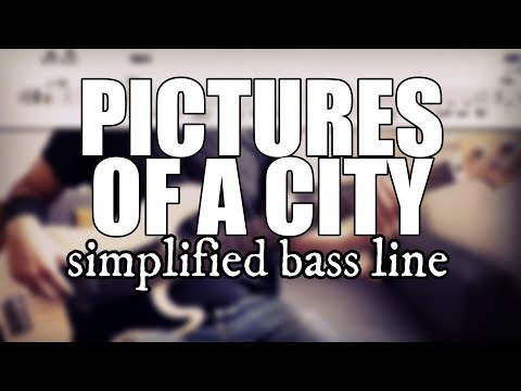 Pictures of a City - King Crimson | Simplified bass line with tabs #124