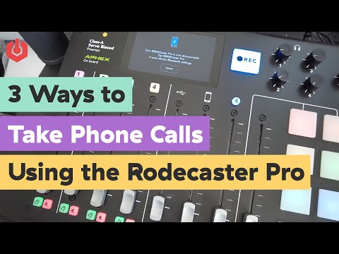 3 Ways to Take Phone Calls on Your Radio Station (Using the Rodecaster Pro)