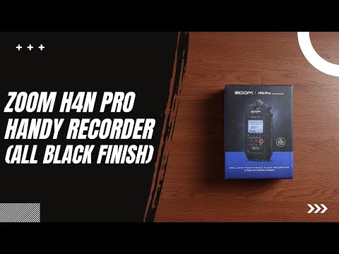 Zoom H4n Pro (Black) Handy Recorder Unboxing