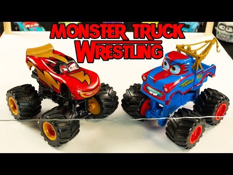 Monster Truck SMASH Wrestling Mater always has a hidden trick up his fender