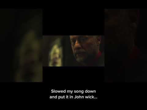 Had to do this bc i love john wick and my team slowed my song down and i thought it was cool.