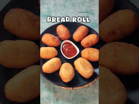 Perfect Bread Roll Recipe 🔥 | Yashaswi's Kitchen #shorts #snacks #breakfast #recipe