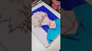 Drawing Bakugo from my hero academia |AMV| #shorts #drawing #myheroacademia