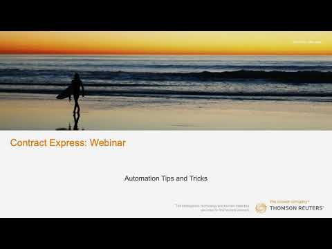 CE Webinar -  Automation Tips & Tricks