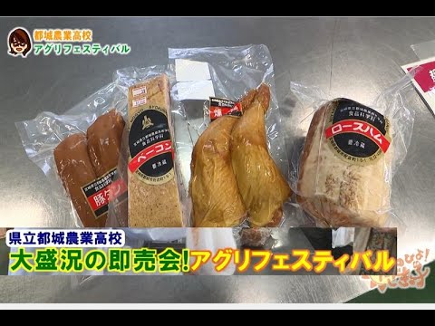 都城農業高校「アグリフェスティバル」　UMKのびよ！　12月8日放送