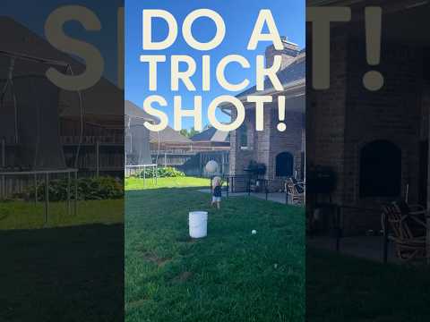 It's time for your next Super Challenge! Do a trick shot!