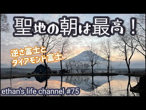 【キャンプ】ソロに相性抜群🤗コールマンツーリングドームとパンダTCプラス🏕聖地の星と朝は神秘的！新しい日のお迎えです。逆さ富士にダイアモンド富士。ethan's life channel ♯75