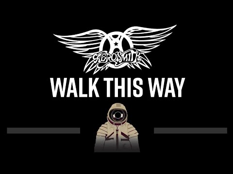 Aerosmith • Walk This Way (CC) 🎤 [Karaoke] [Instrumental]