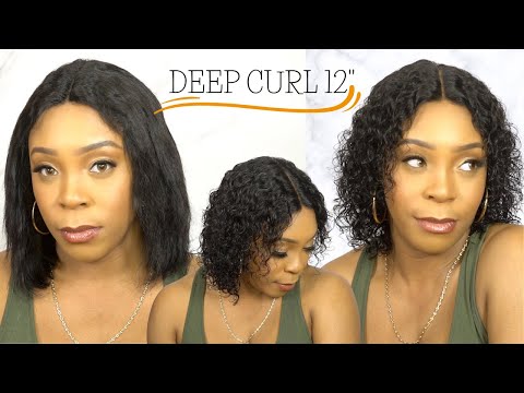 Mayde Beauty IT Girl 100% Human Hair Wet & Wavy HD Lace Front Wig - WW DEEP CURL12 --/WIGTYPES.COM