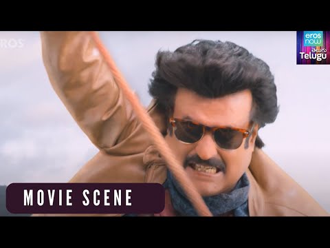 Lingaa Movie Scene| Lingaa Parachute Fight Scene |Telugu Movie | Anushka Shetty , Rajnikanth