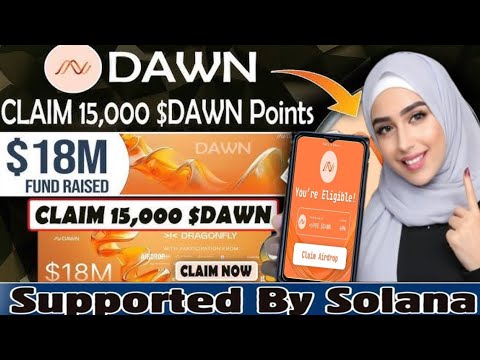 🔥Free $15k PTS Dawn Internet Airdrop  | NEW FREE CRYPTO LOOT TODAY, solana airdrop