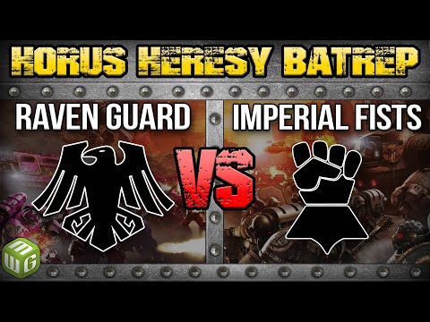 Raven Guard vs Imperial Fists Horus Heresy 2.0 Battle Report Ep 142