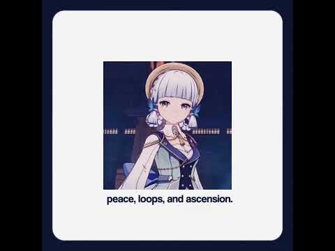 peace, loops, and ascension‼️ #ayaka #edit #capcut