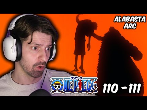 Crocodile Wins?  ONE PIECE REACTION - Episodes 110-111 Alabasta Arc