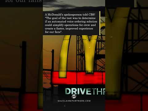 AI drive-thrus can't support McDonald's yet