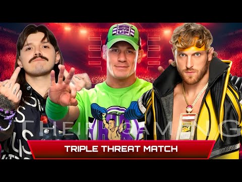 WWE 2K24 • Triple Threat Match - Dominik Mysterio VS John Cena VS Logan Paul | WWE