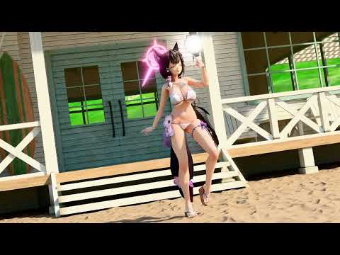 【Blue Archive MMD】Wakamo - Crab Rave