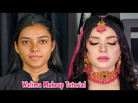 Soft Walima Glam Makeup Look | professional Bridal Makeup Tips for beginners | Asma Khan