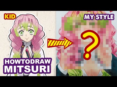 How to draw KANROJI MITSURI from Kimetsu No Yaiba | Pencil Tutorial | Huta Chan