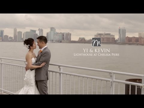 Yi & Kevin's Wedding from the Lighthouse at Chelsea Piers