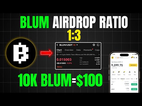 Blum TGE Listing Update | Blum Mining End | Conncet Your Ton Wallet | Exchanges Withdraw Process