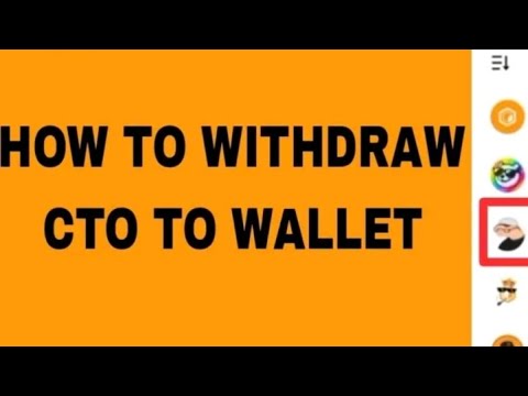 how to withdraw C T O to bitget wallet