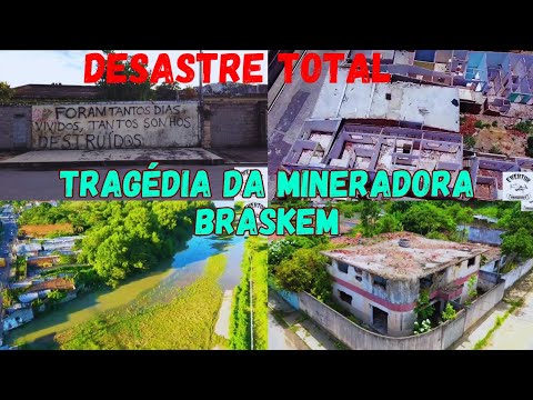 tragédia que foi anunciada em Maceió Alagoas pela mineradora Braskem os bairros afetados 🆘🆘