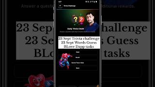 23 Sept BLove Trivia challenge video | BLove Dapp Trivia | BLove Dapp